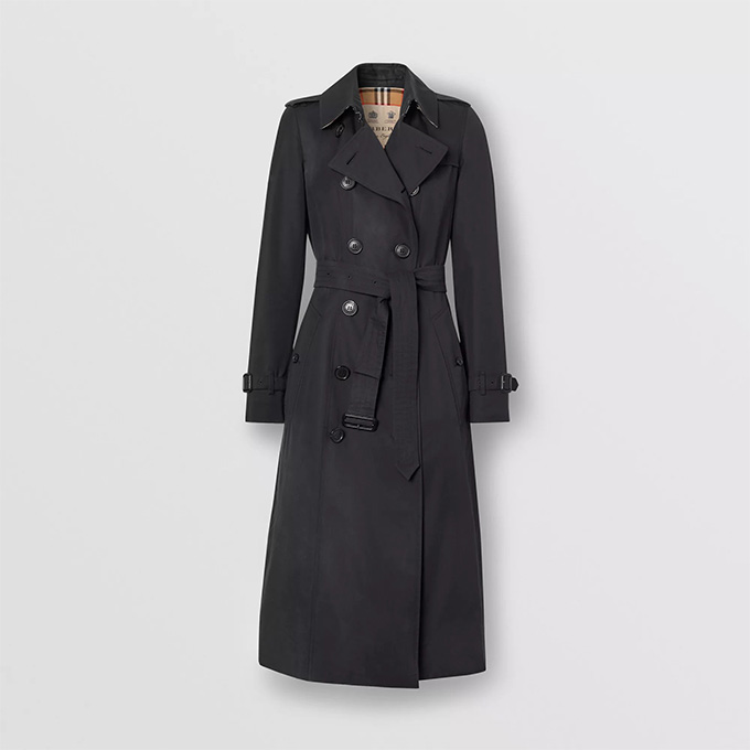 burberry chelsea heritage long gabardine trench coat